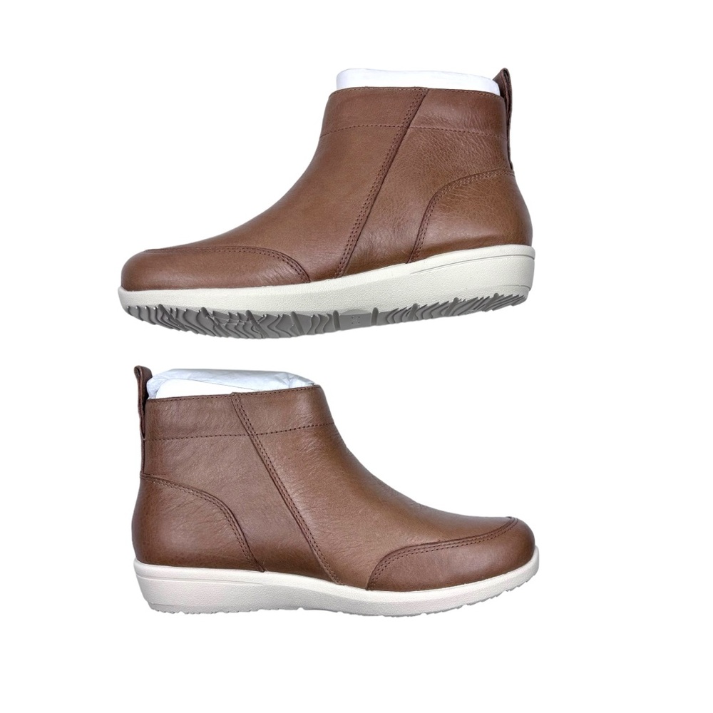 NWT Vionic Magnolia Lois Full Grain Chukka Bootie 6 WIDE - Picture 4 of 13